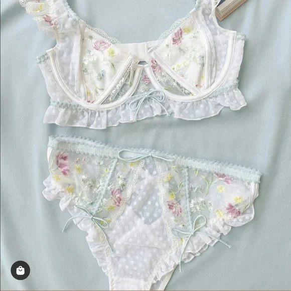 FOR LOVE & LEMONS Midsummer Floral Hi-Waist Panty - Picture 7 of 12